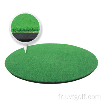 Tapis de pratique de golf UVT-1515B (ronde)